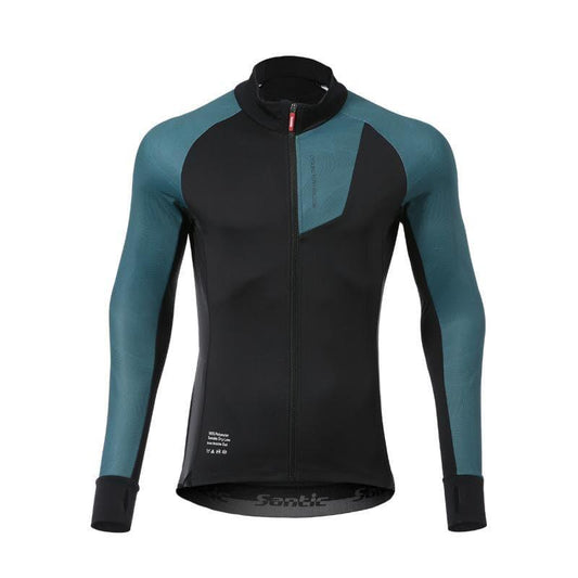 Santic Blue Sea Men's Winter Jersey Santic