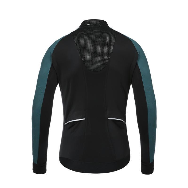 Santic Blue Sea Men's Winter Jersey Santic