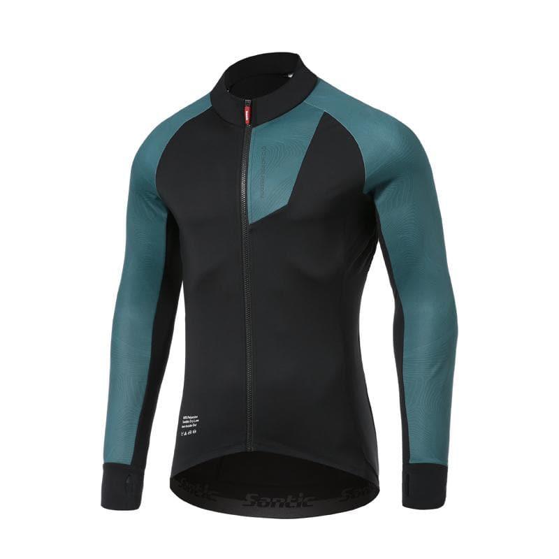 Santic Blue Sea Men's Winter Jersey Santic